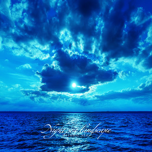 밤바다 풍경 (Night sea landscape)