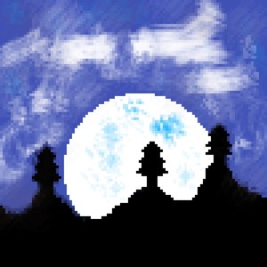 Pixel Moonrise