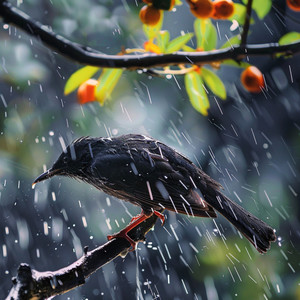 Binaural Meditation in Nature with Rain and Birds