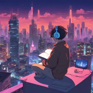 Neon Rise: Study Beats Lofi