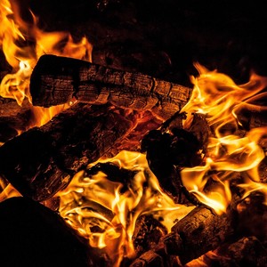 Entspannen vor dem Kamin