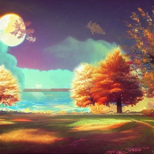 秋湖月夜 (Inst.)