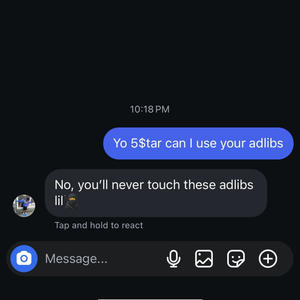 I asked 5$tar if could use his adlibs (Explicit)