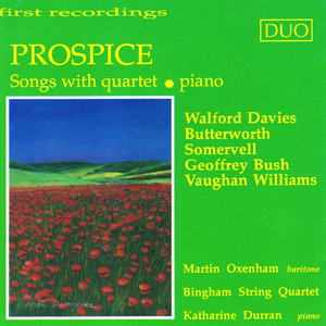 'Prospice', Op. 6 for baritone and string quartet