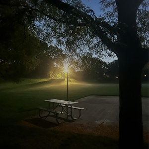 on the middle school grass field