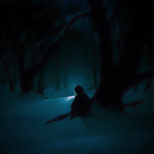 in the depths of the ocean