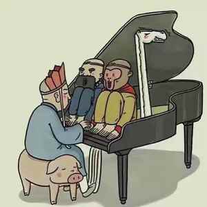 克罗地亚狂想曲专业钢琴版 - 阿金音乐教学五线谱和双手数字简谱示范曲