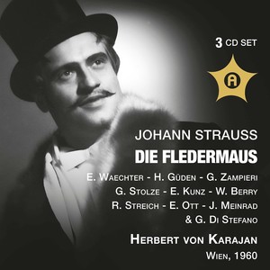STRAUSS, R.: Fledermaus (Die) [Operetta] [Waechter, Gueden, Kunz, Vienna State Opera Orchestra, Karajan] [1960]