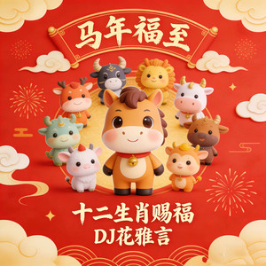 马年福至 十二生肖赐福