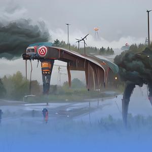 Silhouettes her battle