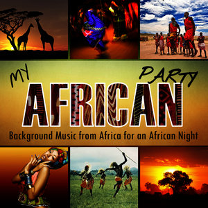 My African Party. Backgroud from Africa for an Afican Night