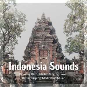 Indonesia Sounds: Relaxing Rain, Tibetan Singing Bowls, Birds Chirping, Meditation Music