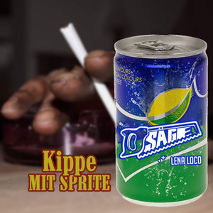 Kippe mit Sprite