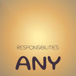 Responsibilities Any