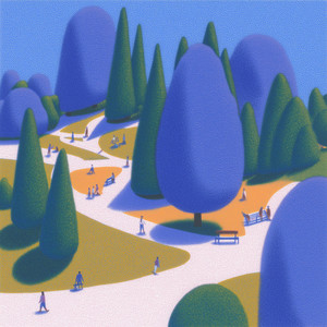sunny day in the park