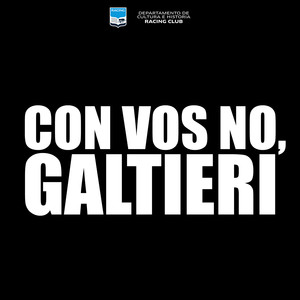 Con vos no, Galtieri
