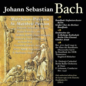 St. Matthew Passion, BWV 244: Part I - Recitative: Und da sie den Lobgesang gesprochen hatten (Evangelist, Jesus)