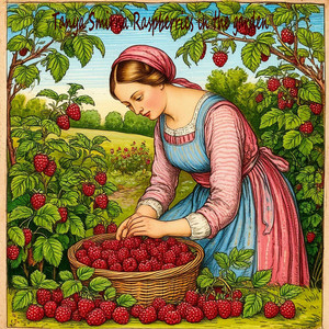 Raspberries in the garden