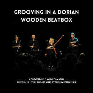 Grooving in a dorian wooden beatbox (Live)