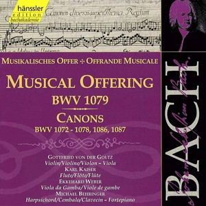 Canon in D major, BWV 1072 - Kanon zu acht Stimmen, BWV 1072 (D大调卡农, BWV 1072)