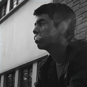 Fumando en la terraza