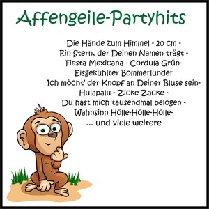 Affengeile-Partyhits