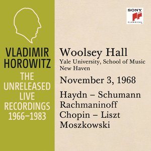 Vladimir Horowitz in Recital at Yale University, New Haven, November 3, 1968