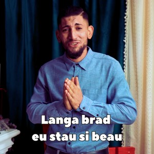 Langa brad eu stau si beau