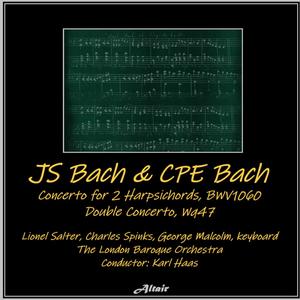 Js Bach & Cpe Bach: Concerto for 2 Harpsichords, Bwv1060 - Double Concerto, Wq47