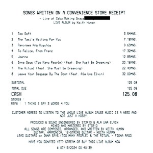 Songs Written on a Convenience Store Receipt (Live Version)