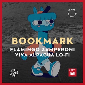flamingo zamperoni - bookmark