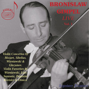 Bronislaw Gimpel - Violin Concerto in D Minor, Op. 47: III. Allegro, ma non tanto (Live)