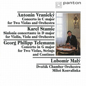 Vranicky, Stamitz, & Telemann: Concertos for Viola, Violin, and Orchestra