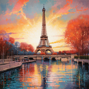 City Lights in the Rain