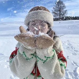 待冬天第一场雪的时候