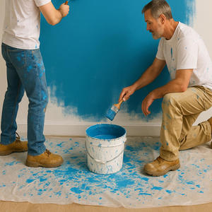 Painting with mike and Fred