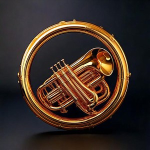 Brass Harmony Ring: Vibrant Jazz Sounds