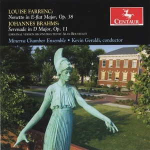 FARRENC, L.: Nonet in E-Flat Major, Op. 38 / BRAHMS, J.: Serenade No. 1 (Minerva Chamber Ensemble, Geraldi)