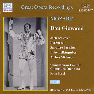 MOZART: Don Giovanni (Glyndebourne) [1936]