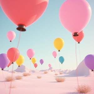 look its many balloons