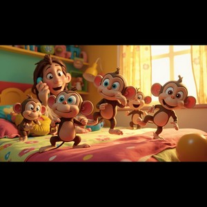 Five Little Monkeys Jumping On The Bed
