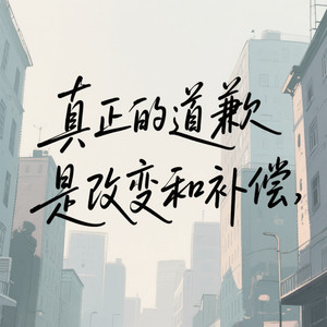 真正的道歉是改变和补偿