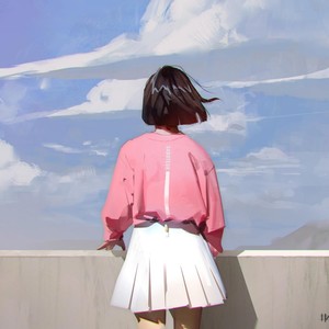 马尾姑娘