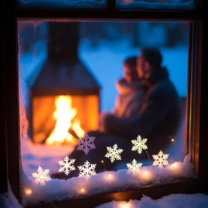 Snow On The Window Sill