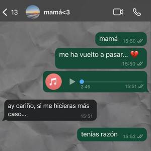 Lo que dice mamá