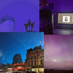 corepost - neon lights and taxi cabs