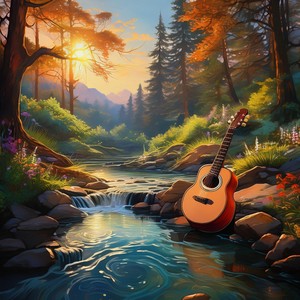 Relaxation Ripples: Guitar by the Stream