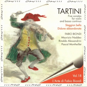 Tartini: Five Sonatas for Violin and Basso Continuo (L'arte di Fabio Biondi, Vol. 18)