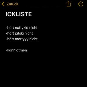 ICKLISTE (Explicit)