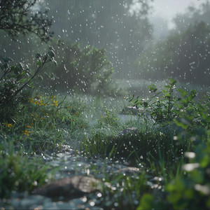 Binaural Rainfall for Profound Sleep